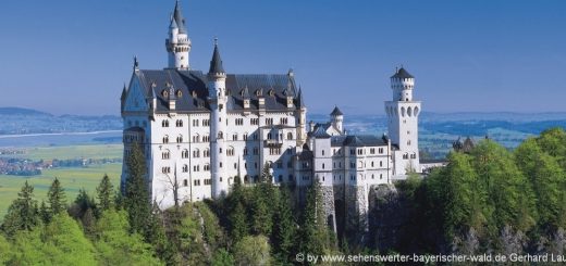 Märchenschloss im Allgäu Neuschwanstein Top Attraktion in Bayern