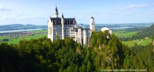 Sehenswürdigkeiten im Allgäu Ausflugsziele Bayern Schloss Neuschwanstein