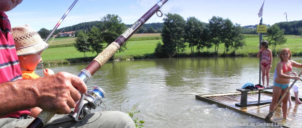 Angelreisen Bayerischer Wald Angelurlaub in Bayern direkt am Wasser See