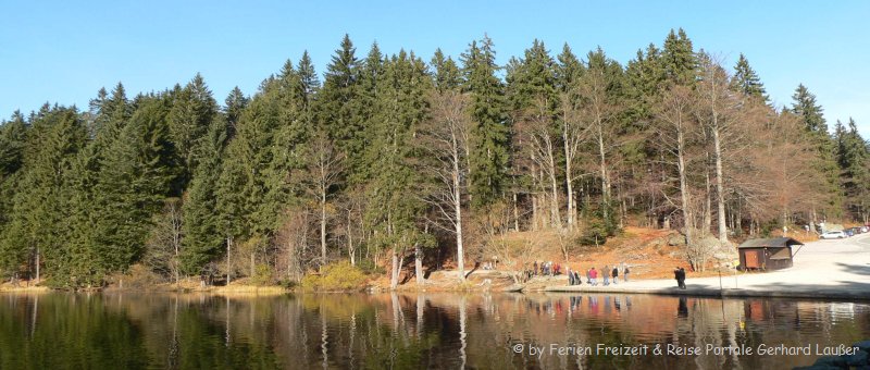 Wandern am großen Arbersee Bayerischer Wald Wandern am großen Arbersee Bayerischer Wald