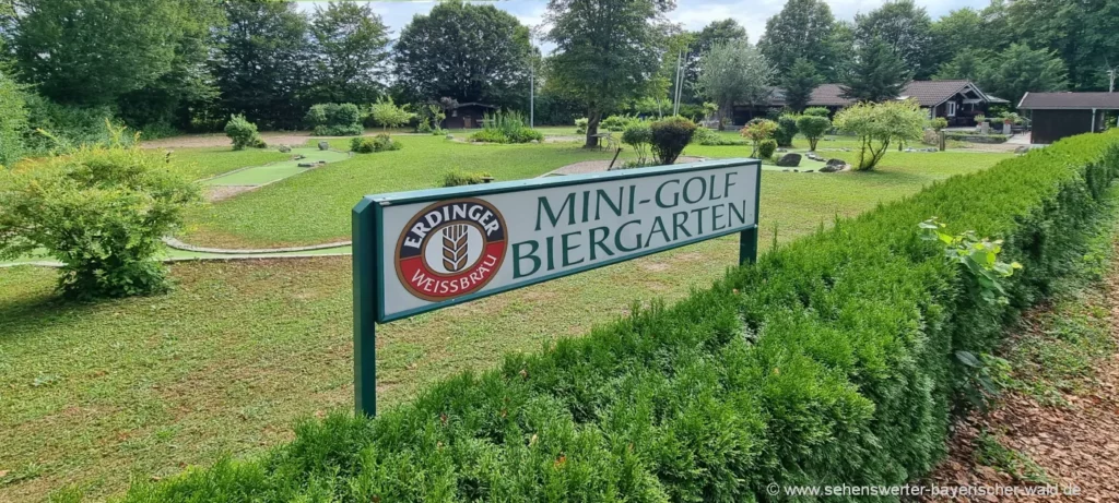 Minigolfanlage in Bayern Kneipensport im Biergarten, Pub oder Kneipe