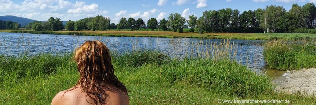 Urlaub am Wasser - Badesee mit Strandbad und Liegewiese