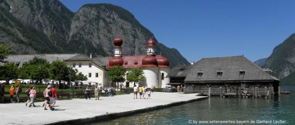 Sankt Bartholomä am Königssee Königssee im Berchtesgadener Land Sankt Bartholomä Highlights Bayern