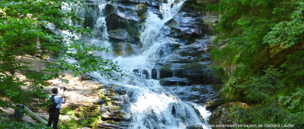 Risslochwasserfälle bei Bodenmais Natur Erlebnis Bayerischer Wald