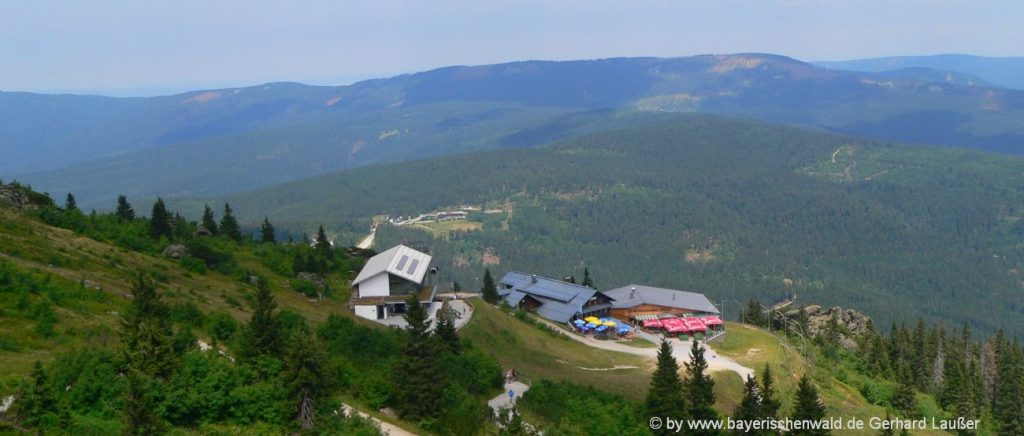 Bayerischer Wald Berg Großer Arber Gipfel Aussicht Wanderungen Bayerischer Wald Berg Arber Schönste Wanderwege in Bayern