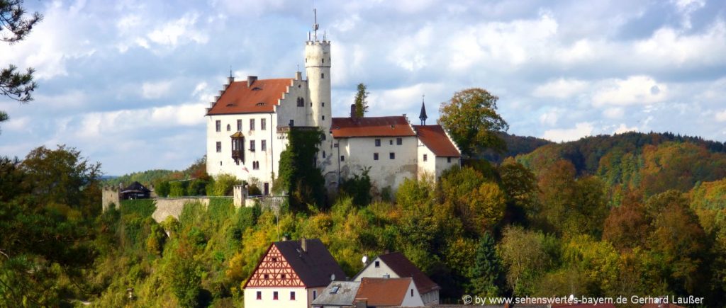 Burg Gößweinstein in der Fränkischen Schweiz Ausflugsziele in der Fränkischen Schweiz die Burg Gößweinstein