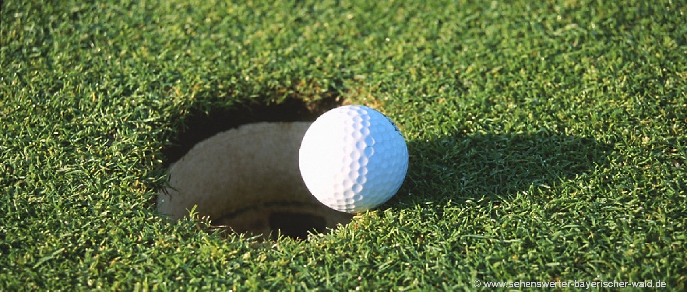 Golfreisen in Deutschland Platzreife im Urlaub Golfplätze in Bayern - Golf spielen im Bayerischen Wald