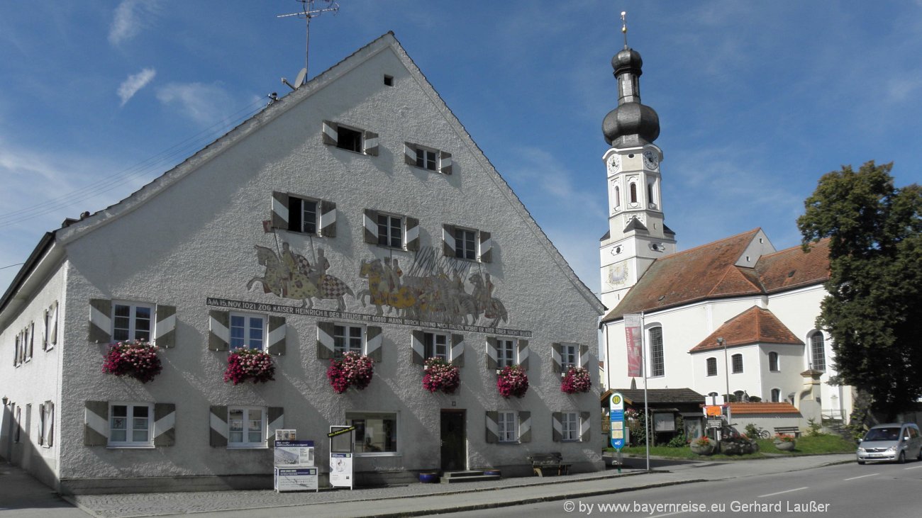 Sehenswürdigkeiten in Inning am Ammersee Ausflugsziele Wörthsee Allgäu