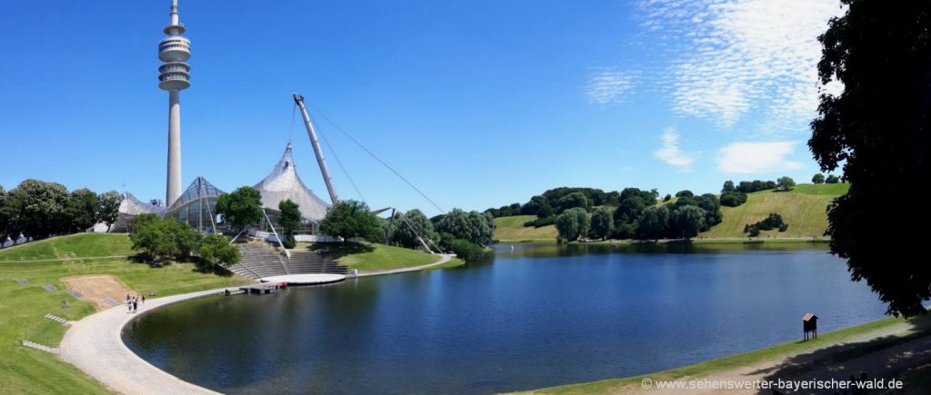 Freizeitangebote in München Ausflugsziele Olympiapark & Olympiaturm