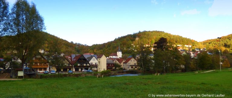 muggendorf-ausflugsziele-ortsansicht-fränkische-schweiz-landschaft
