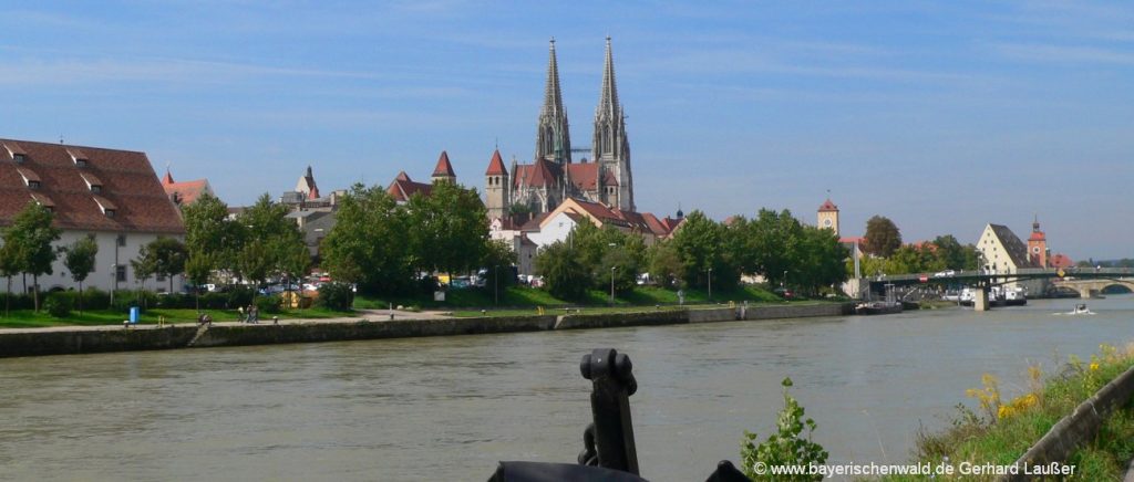 beste Urlaubsziele in Bayern - Stadt Regensburg in der Oberpfalz