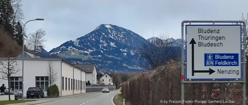 Aktivurlaub im Vorarlberg Anfahrt über Bludenz zum Sporthotel Montafon