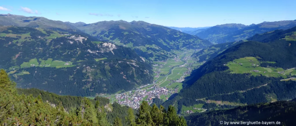 Österreich Zillertal Mayrhofen Wanderung Ahorn Berg Alpen Aussichtspunkt
