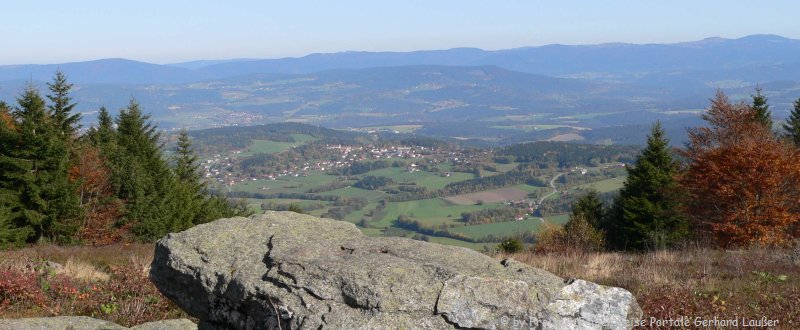 Wandern Pröller Berg Sankt Englmar Bayerischer Wald Aussicht