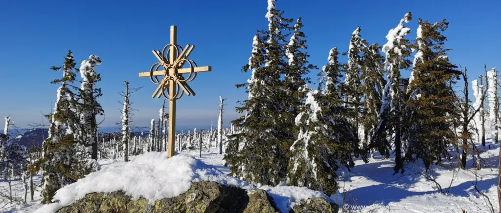 Der Bayerische Wald ein beliebtes Ziel zum Winterwandern in Bayern