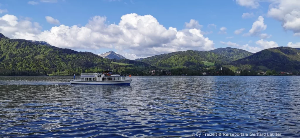 Bad Wiessee Freizeitangebote am Tegernsee Schifffahrten Attraktionen und Berge