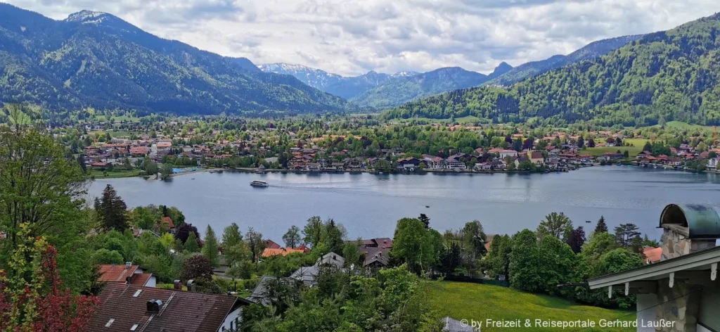 Sehenswürdigkeiten am Tegernsee in Oberbayern Höhenweg Aussichtspunkte Berge in Bayern