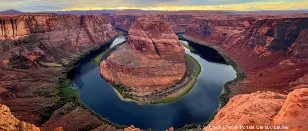 Attraktionen USA Ausflugsziele in Arizona Horseshoe Bend Flussschleife Colorado River