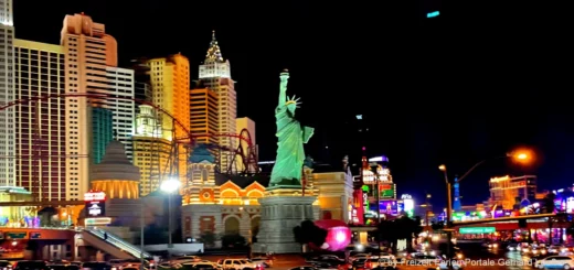 USA Wahrzeichen Las Vegas Attraktionen in Nevada Ausflug Nightlife