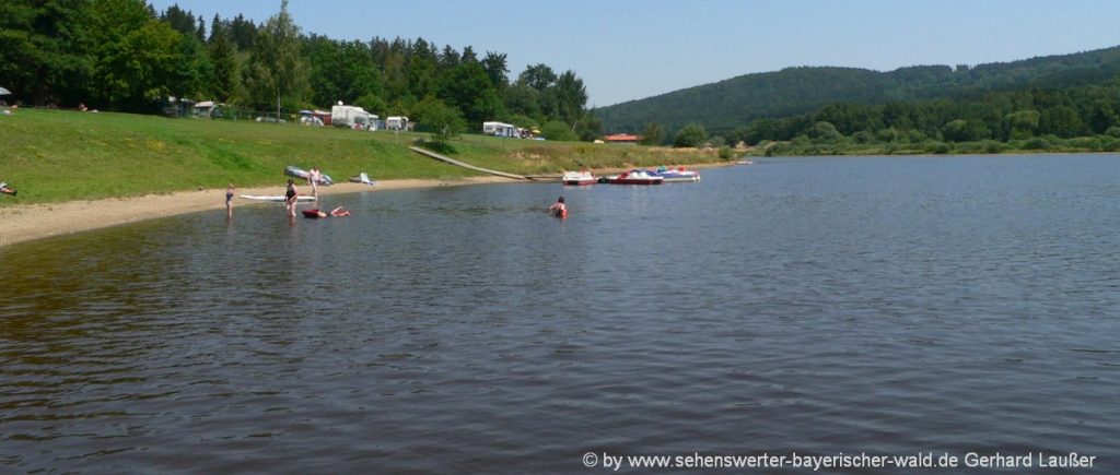 Perlsee Waldmünchen, Baden und Boot fahren in der Oberpfalz Outdoor Aktivitäten in der Oberpfalz Baden und Boot fahren bei Waldmünchen