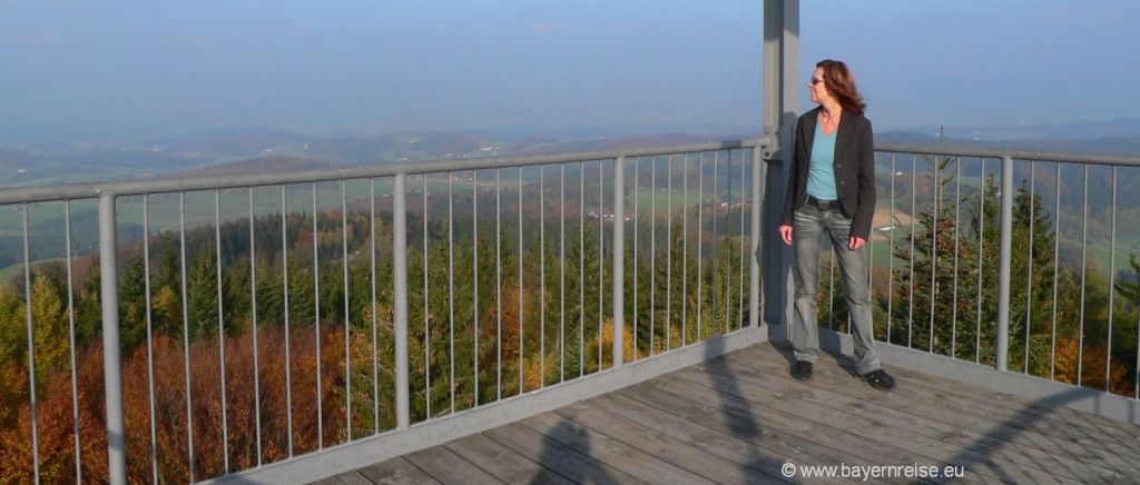 Aussichtsturm am Friedrichsberg bei Wegscheid im Dreiländereck